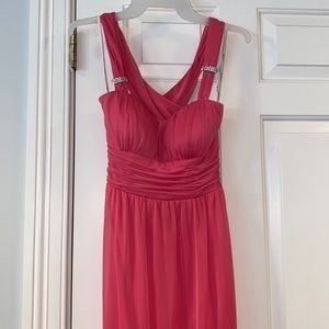 Pink long dress